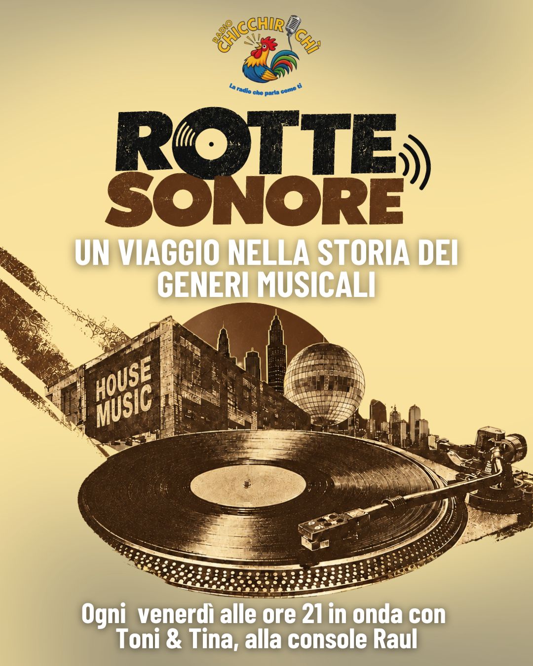 “Rotte Sonore” diventa un appuntamento fisso: questo venerdì si balla con la House Music!