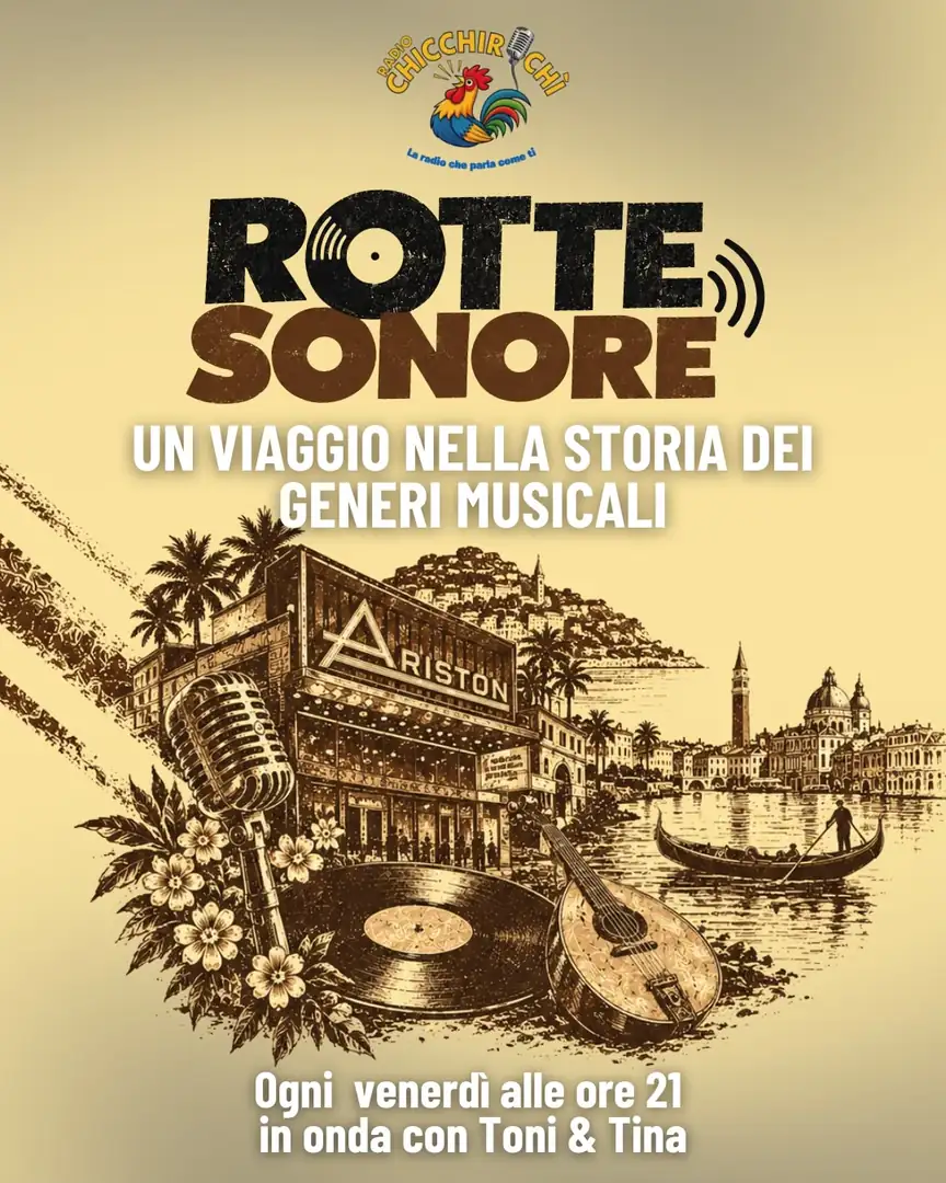 Rotte Sonore: venerdì 30 ottobre un viaggio nella musica italiana (parte 1)