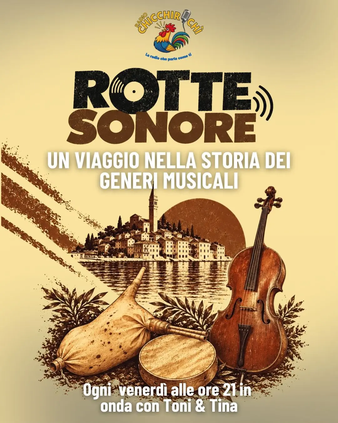 Rotte Sonore: venerdì 23 ottobre un viaggio nella musica popolare istriana